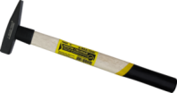 Молоток 100г, деревянная ручка, кованый (защит. манжета) MaxiTool