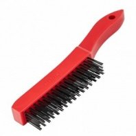 Щетка ручная 4-рядная, пласт. ручка закаленная прямая проволока Matrix