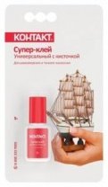 Супер-клей Универсальный с кисточкой, 5 г, бл., шоу-бокс, арт. КМ 120 - Б05 К 24380 КОНТАКТ