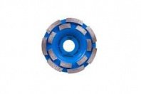 Чашка алмазная 100мм зачистная двухрядная (синий) Strong