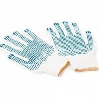 Перчатки х/б 10 класс Точка белые 5н (122)