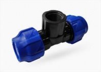 Тройник ПНД 40х1 1/4", внутр рез.