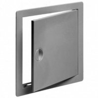 Лючок ревизионный 200х200мм, пластик-АВС, серый, Viento, ДР2020серая