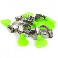 Хомут-бабочка 10-16мм, 10шт, пласт. ключ, нерж. сталь Политех