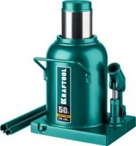 Домкрат гидравлический бутылочный 50 т, h подъема 270-420мм, (43462-50) KRAFTOOL KRAFT-LIFT