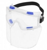 Очки защитные прозрачные, щиток, ТУНДРА 5799096