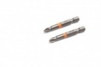 Бита PH2, 50мм, 2шт, магнитная, 1/4' Дело техники ДТ