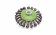 Щетка металл. для УШМ 125мм/М14 тарелка крученая конусная с резьбой ДТ