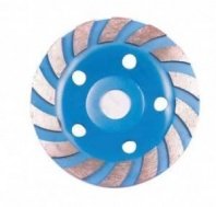 Чашка алмазная 125мм зачистная турбо (синий) Strong