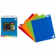 Набор разделочных досок 4шт пластик 32,5х27см гибкие