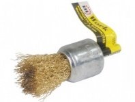 Щетка для дрели 24мм, чашка пушистая со шпилькой "Венчик", InWork
