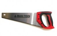 Ножовка по дереву 350мм, средний зуб, 7 TPI, зуб 3,5мм, 3D, средний зуб, двухкомп. рукоятка, MaxiTool