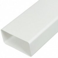 Воздуховод вентиляционный плоский 110мм, 55мм, 0,5м, пластик, Event, 55110 В