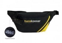 Сумка для инструмента, поясная, 360х150х70мм, 2 отделения, кодовый замок, Hanskonner