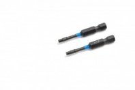 Бита HEX 4, 50мм, 2шт, шестигранник 1/4" ударная Дело техники ДТ