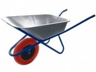 Тачка 1-кол строительная 90л с ПУ колесом