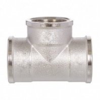 Тройник 1", Ду25, Г-Г-Г, никель, инд уп, РосТурПласт