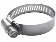 Хомут червячный 46-70мм, нерж.