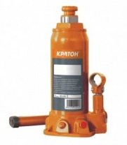 Домкрат гидравлический бутылочный 10 т, h подъема 230-460мм, Кратон