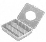 Органайзер универсальный малый 190х160х45мм, прозрачный матовый Сибртех