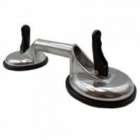 Стеклодомкрат 2 присоски алюминиевая зажимная Trio-Diamond