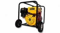 Мотопомпа 9,0л.с., 4-х такт., 1600л/мин, чист.вода, 8/26м, бак 6,5л 4"47кг эл.стартер, колесаCHAMPION, GP100E