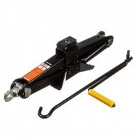 Домкрат винтовой ромбический 2 т, h подъема 110-395мм, резиновая площадка FALCO