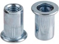 Заклепка резьбовая М6 цилиндрический бортик, удл. тело, белый цинк (10 шт в зип-локе) STARFIX