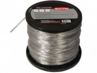 Трос для растяжки в оплетке 2,5 200м ПВХ прозрачный