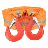 Трос буксировочный 3,5т, 5м, 2 крюка, сумка на молнии, Россия Stels
