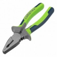 Пассатижи 180мм 3К рукоятки, комбинир., фосфатирование, Сибртех (Плоскогубцы)