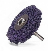 Круг коралловый для дрели 75х15х8мм фиолетовый шлифовальный круг "РОСОМАХА"