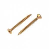 Шуруп желтый цинк 4х35 (200шт) KRANZ