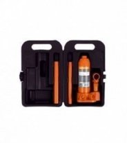 Домкрат гидравлический бутылочный 3 т, h подъема 194-372мм, в кейсе Кратон