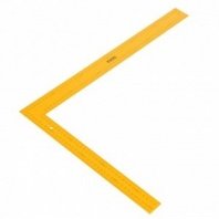 Угольник 600х400мм, стальной, ультрафиолетовая печать (измерительная шкала)// Denzel