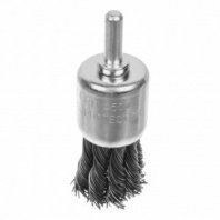 Щетка для дрели 25мм, чашка крученая со шпилькой, витая стальная проволока РемоКолор