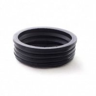 Манжета 110х123 мм, резина, переходная, с чугуна на пластик, чер, РосТурПласт