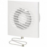 Вентилятор вытяжной настенный 100мм, 13Вт, 130м3/ч, 35дБ, выкл, Viento, Волна, В100СВ
