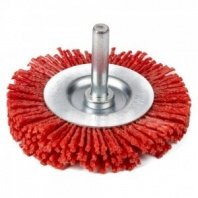 Щетка для дрели 65мм, дисковая пушистая REDVERG
