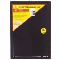 Лючок ревизионный 200х300мм, пластик-АВС, с нажимным замком "PUSH", корич, Viento