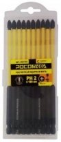 Бита PH2, 150мм, 10шт, магнитная, торсионная ударная, "РОСОМАХА"