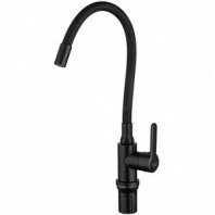 Смеситель для кухни, Frud, гибк излив, с картриджем, чер, R42052-32