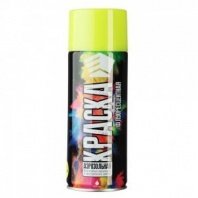 Эмаль флуоресцентная желтая 400мл, ЕРМАК