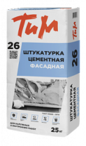 Штукатурка для наружных работ ТиМ №26 25кг