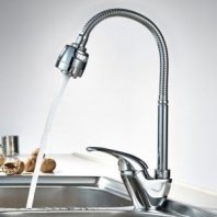 Смеситель для кухни, Frap, гибк излив, с картриджем, хром, F4303
