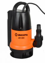 Насос дренажный 258/8м, 900Вт, для грязной воды, 15500л/ч ДН-900 Вихрь