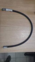 Подводка для газа 0,87м 1/2", Г-Ш, м/р черная (Россия)