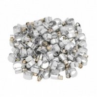 Хомут червячный 8-12мм, 100шт, ширина 9мм, металлические, Сибртех