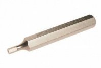 Вставка-бита HEX 10мм шестигранная удлиненная H4х75мм S2 JTC