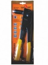 Заклепочник 4 насадки (под заклепки 2,4 -4,8 мм) СЕРВИС КЛЮЧ